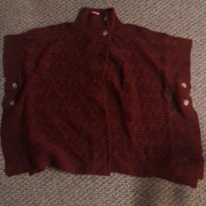 red pullover sweater!